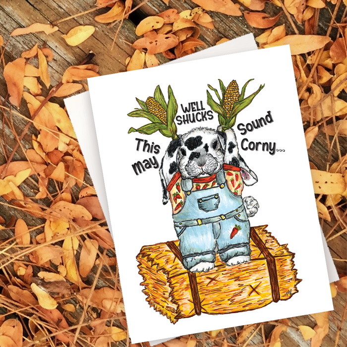 Corny Bunny Card