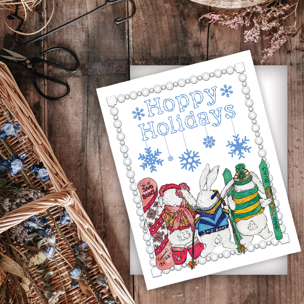 Hoppy Holidays Card