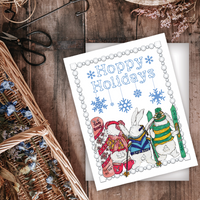 Hoppy Holidays Card