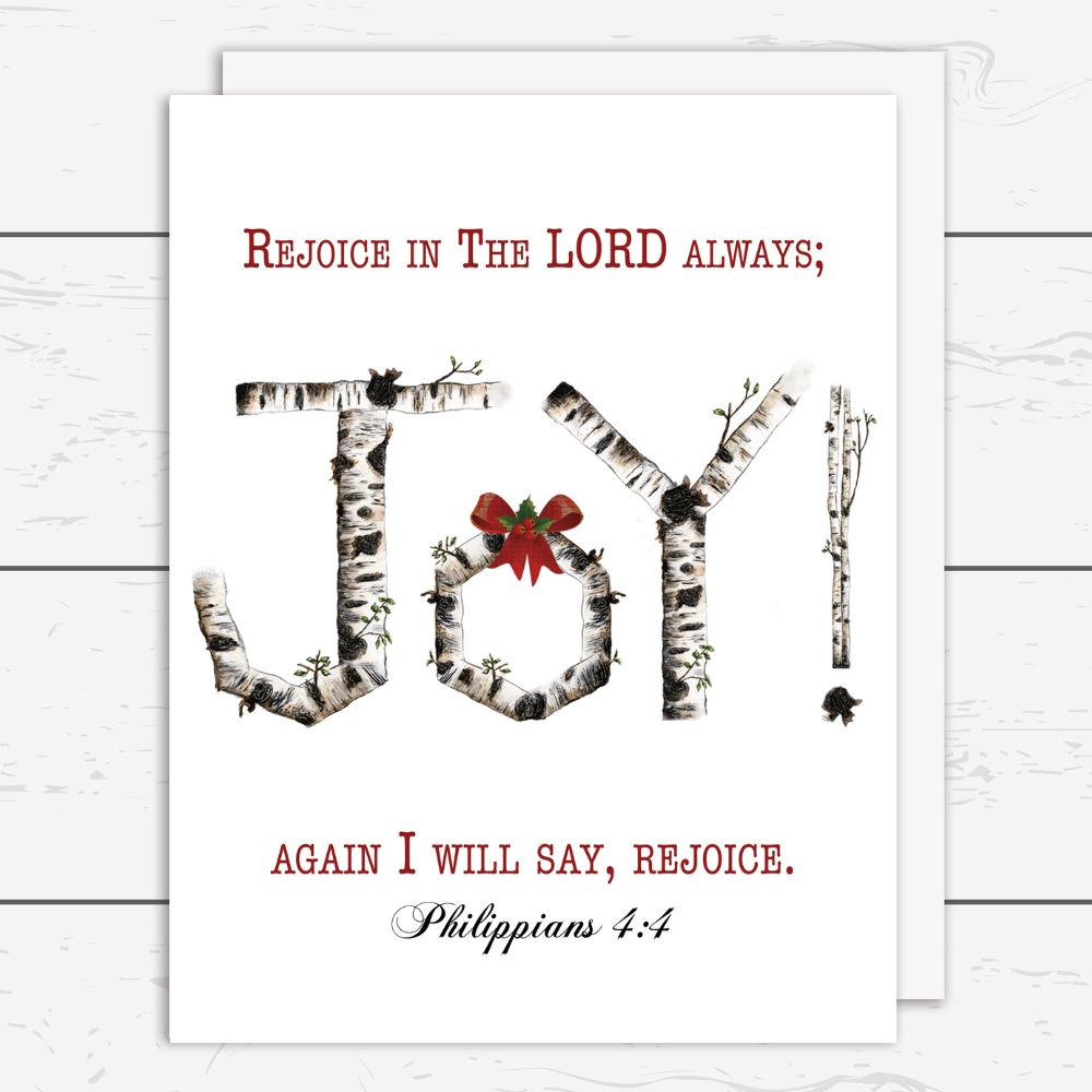 Joy Christmas Card