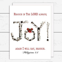 Joy Christmas Card