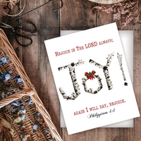 Joy Christmas Card