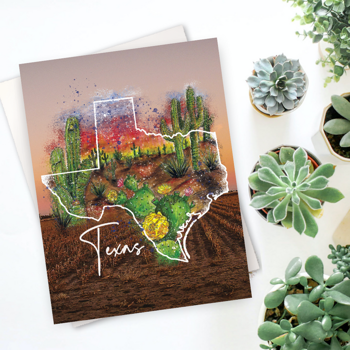Texas Desert Card