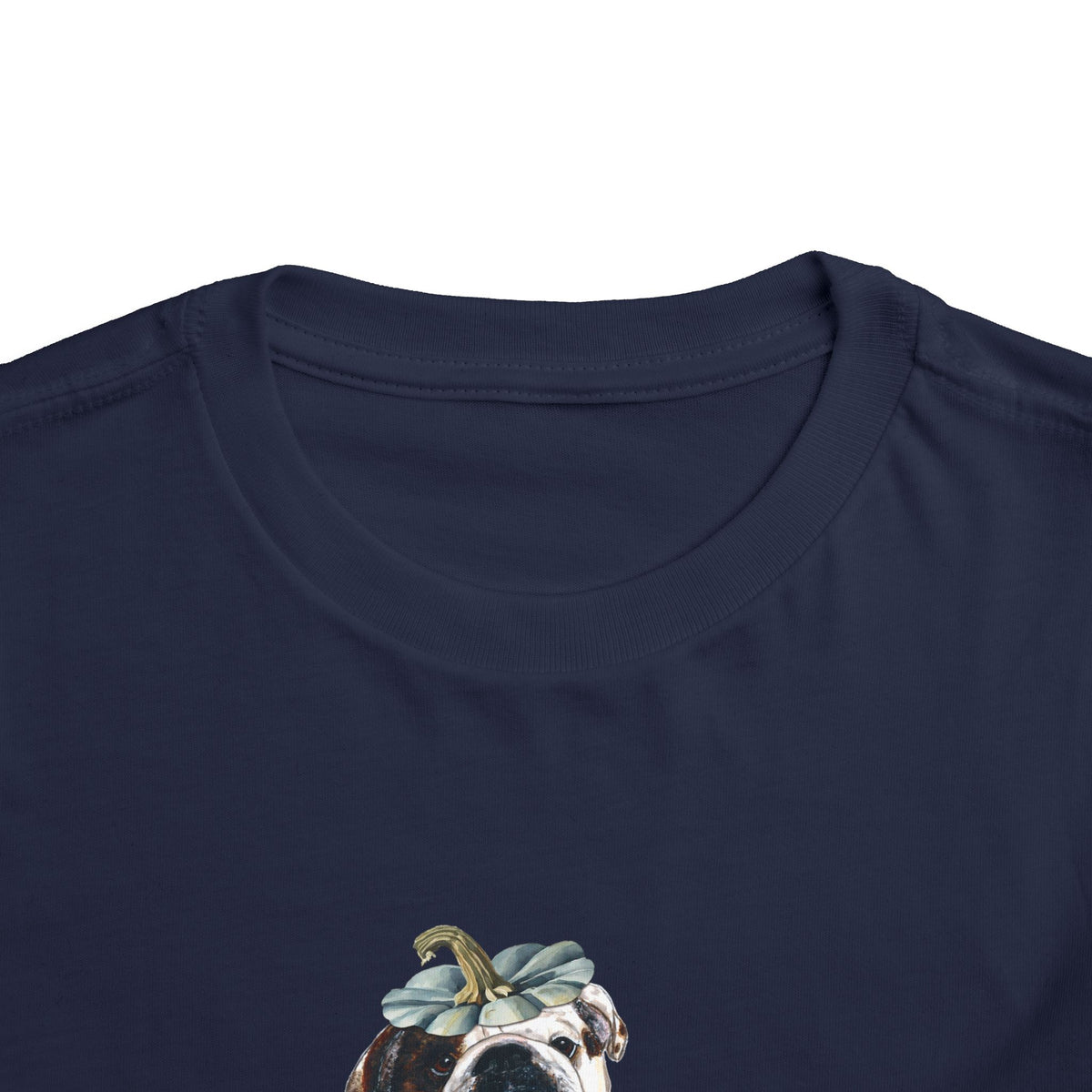 Pumpkin Special Fall Bulldog Toddler Tee