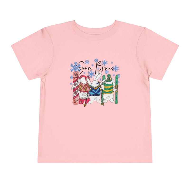 Winter Skiing Snow Bunnies Toddler Tee