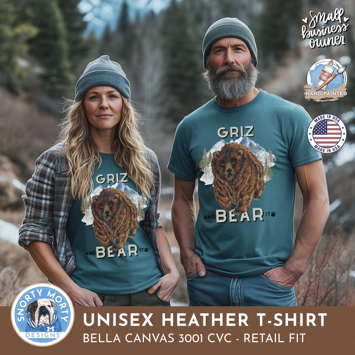 Griz and Bear It Shirt – Funny Mountain Grizzly Tee