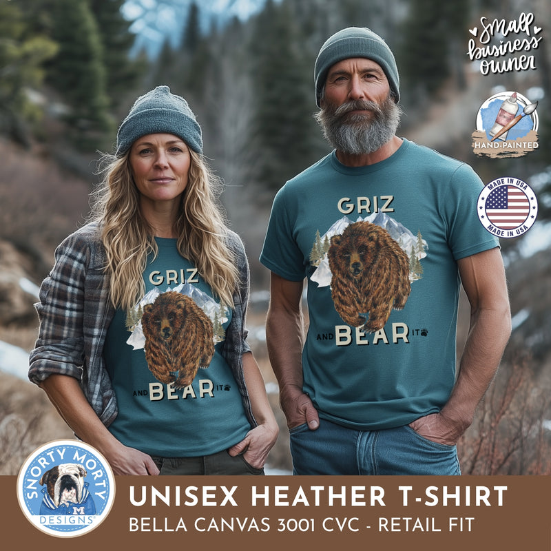 Griz and Bear It Shirt – Funny Mountain Grizzly Tee