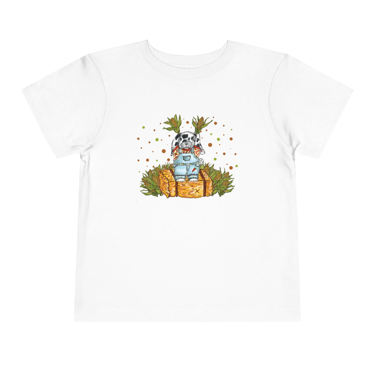 Cute Farm Bunny Toddler Tee