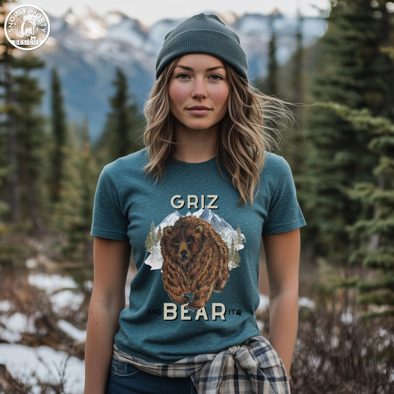 Griz and Bear It Shirt – Funny Mountain Grizzly Tee