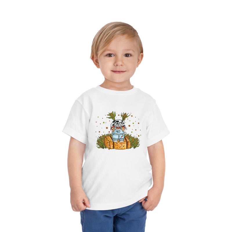 Cute Farm Bunny Toddler Tee