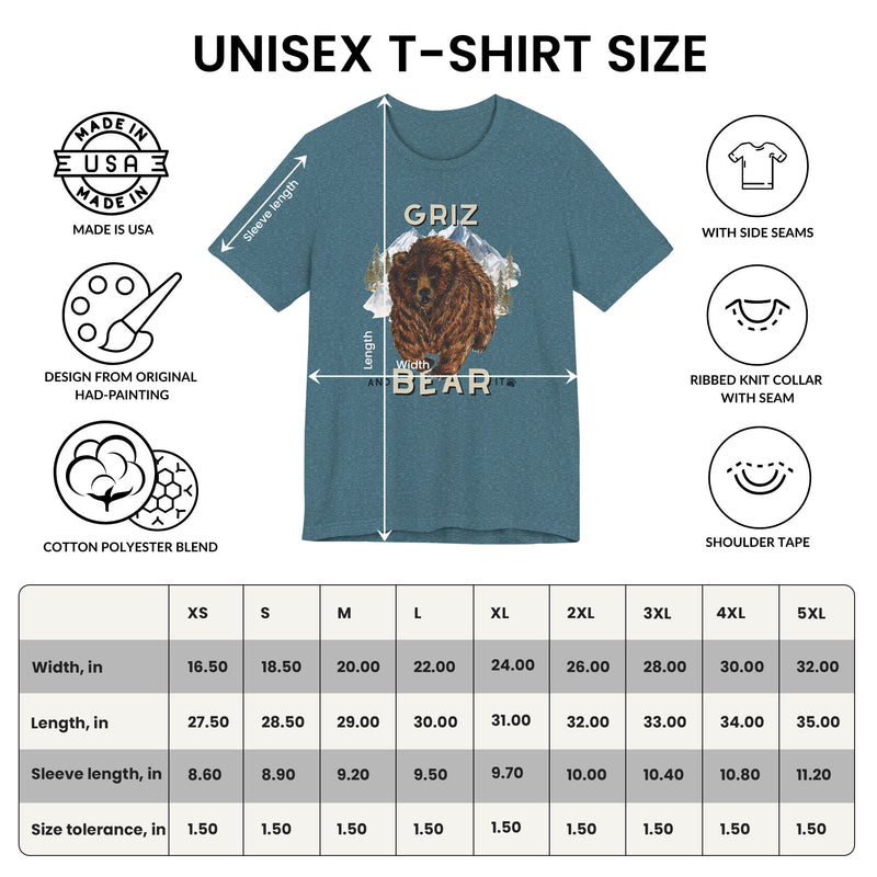 Griz and Bear It Shirt – Funny Mountain Grizzly Tee