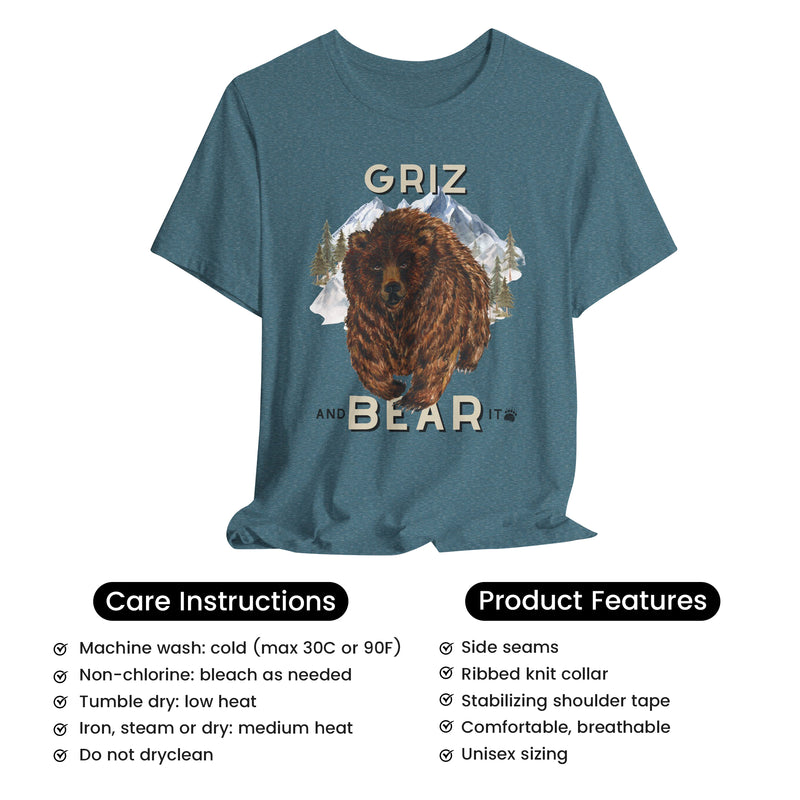 Griz and Bear It Shirt – Funny Mountain Grizzly Tee