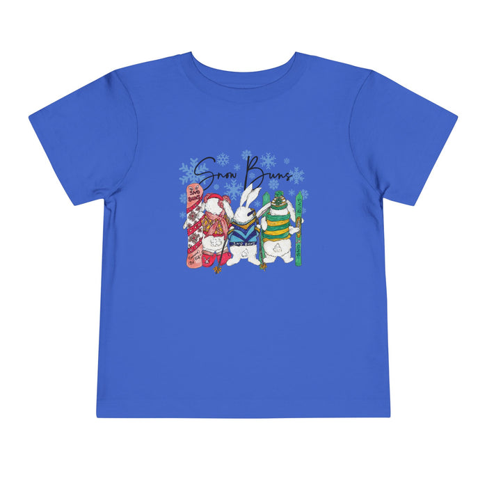 Winter Skiing Snow Bunnies Toddler Tee