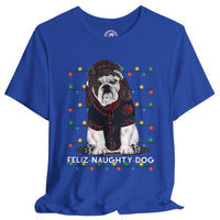 Feliz Naughty Dog – Funny Bulldog Christmas Shirt