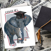 YAY-010 Alabama Elephant Graduation Card - Wholesale
