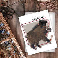 YAY-012 Arkansas Razorback Graduation Card - Wholesale