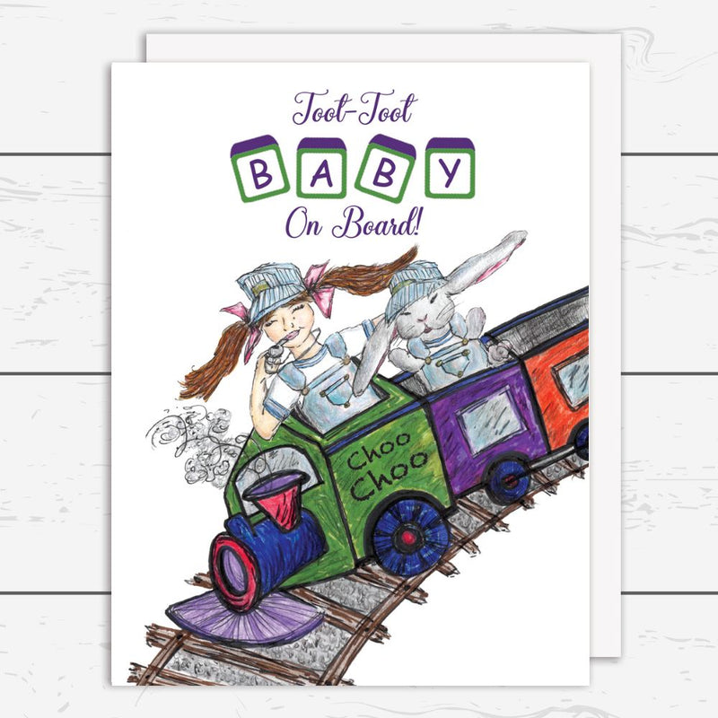 YAY-005 Baby On Board Card - Wholesale