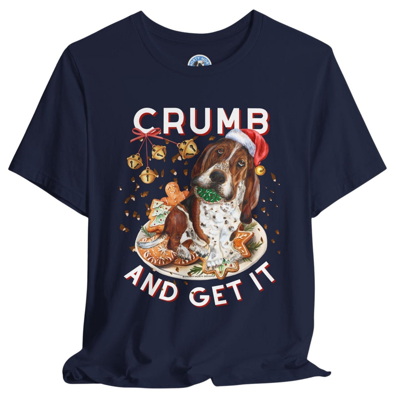 Crumb and Get It – Funny Basset Hound Christmas Cookie Shirt