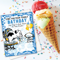 BDAY-006 Bathday Birthday Card- Wholesale