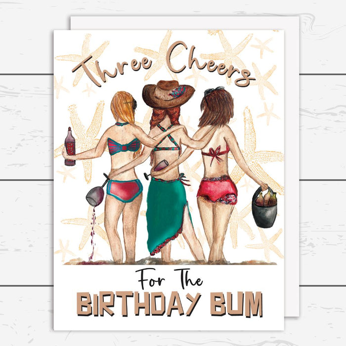 Birthday Bum Card