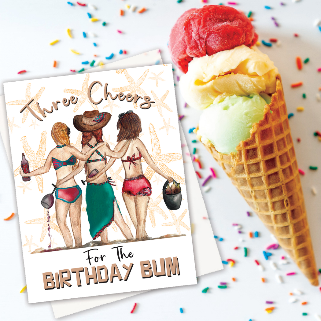 Birthday Bum Card