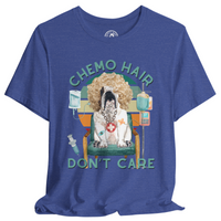 Chemo Hair Don’t Care – Funny Bulldog Cancer Support Shirt