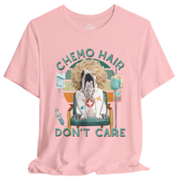 Chemo Hair Don’t Care – Funny Bulldog Cancer Support Shirt