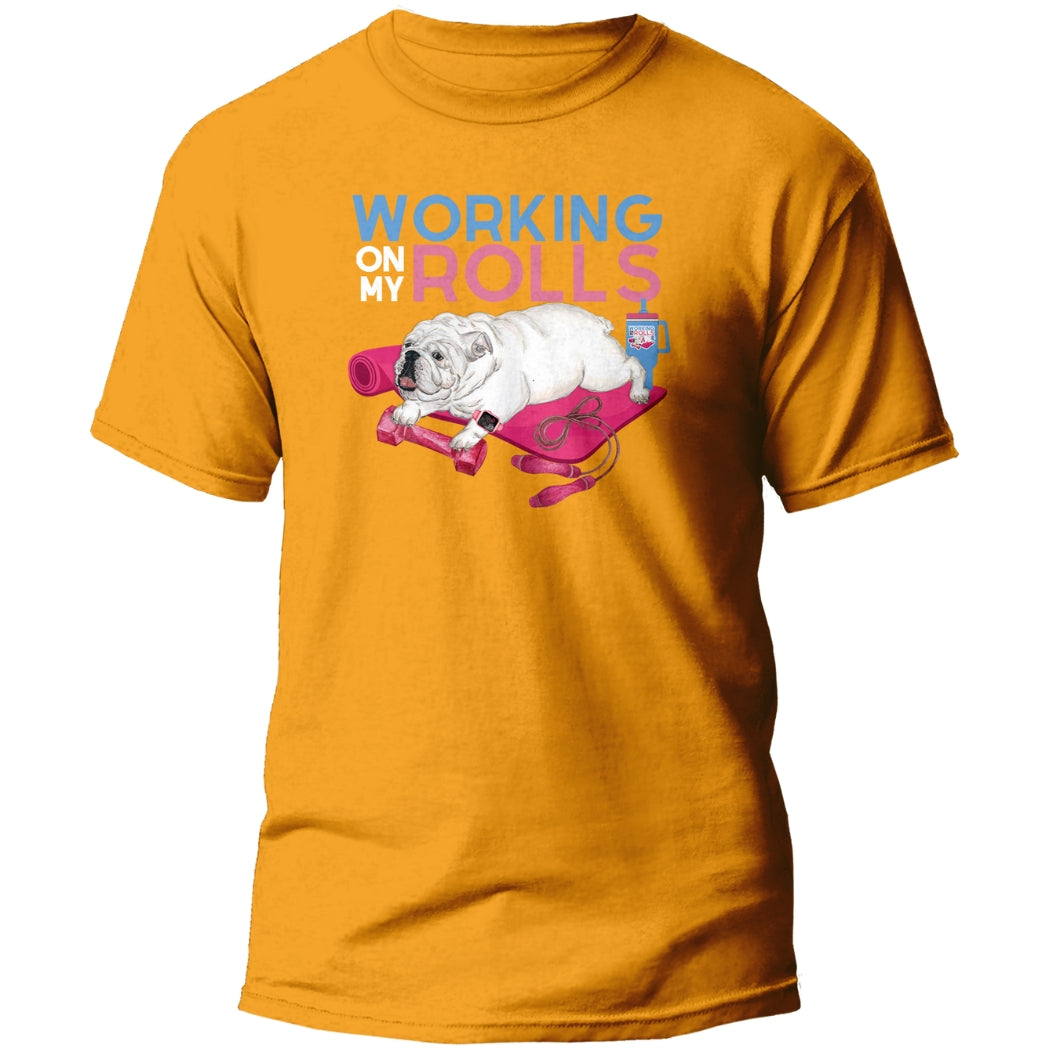 TS-002 Bulldog Workout Graphic T-Shirt - Wholesale