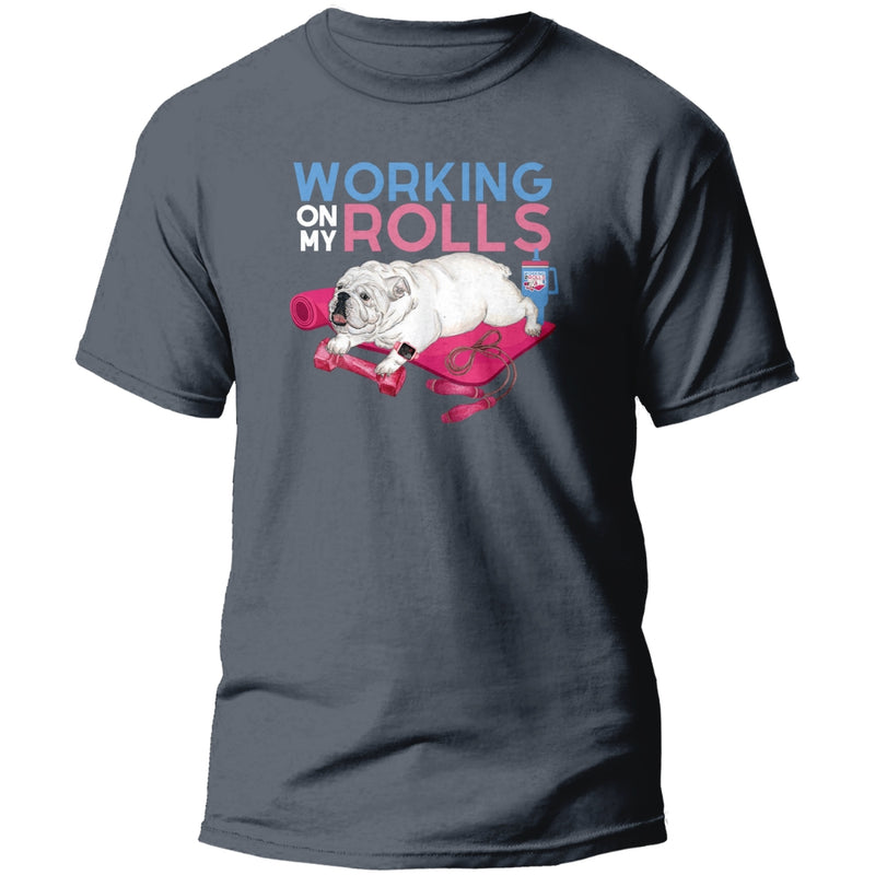 TS-002 Bulldog Workout Graphic T-Shirt - Wholesale