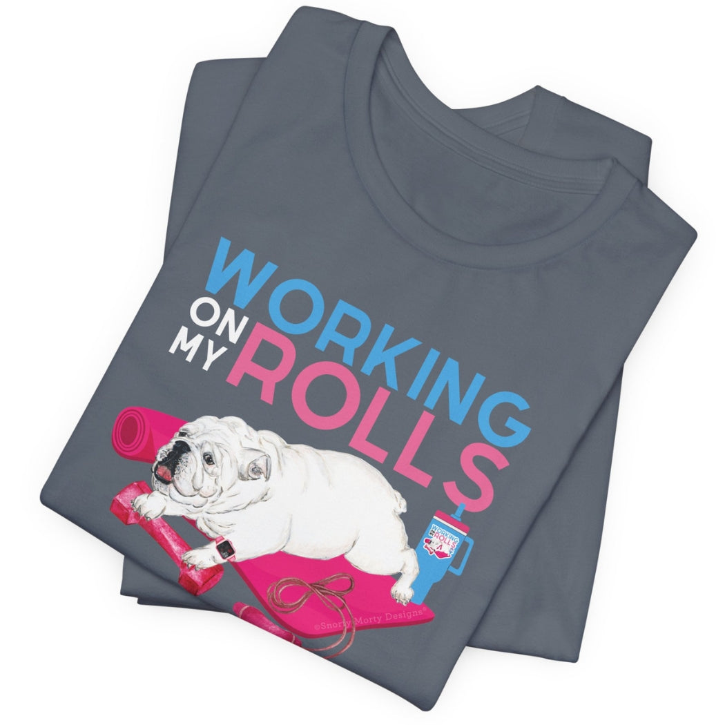 TS-002 Bulldog Workout Graphic T-Shirt - Wholesale