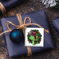 TAG-007 Christmas Bulldog Gift Tags - Wholesale