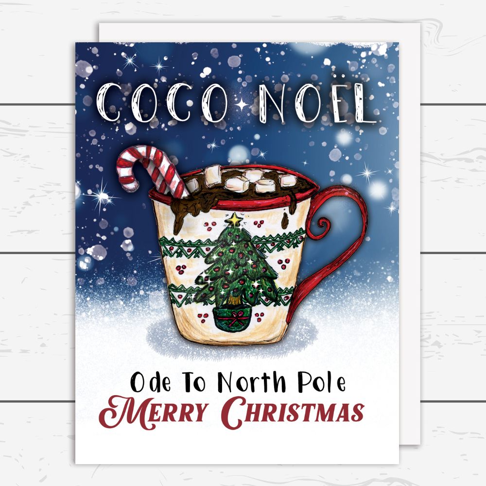 Coco Noel Christmas Card