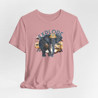 TS-005 Elephant Explorer Graphic T-Shirt - Wholesale