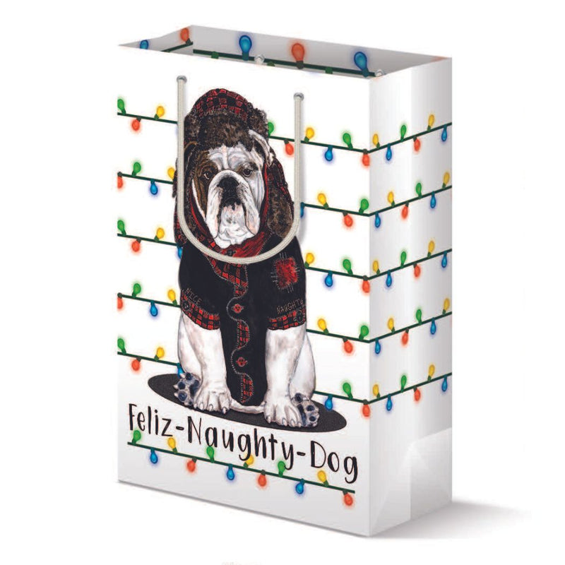 BAG-002 Feliz Naughty Dog Gift Bag - Wholesale