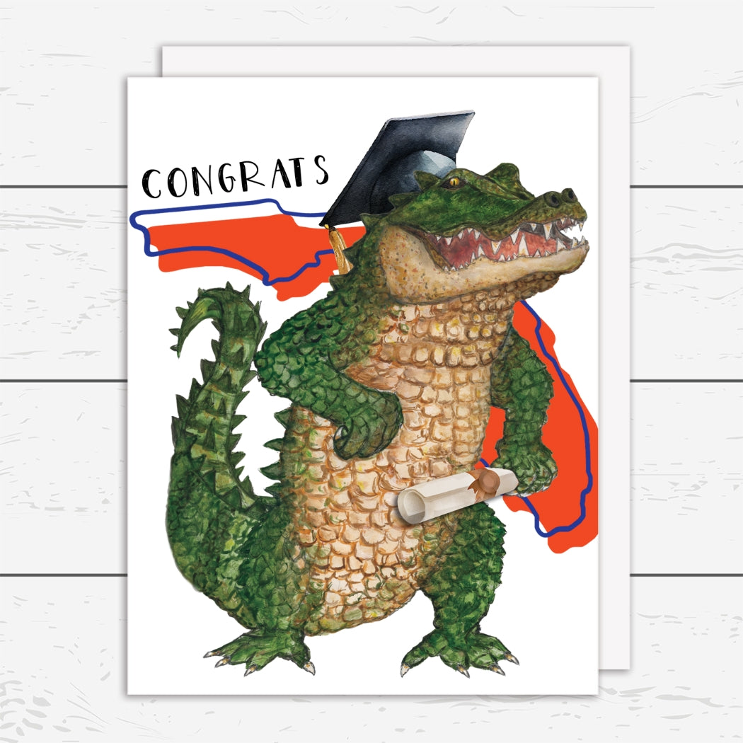 Celebrate in Style: Florida Gator Graduation Card | Perfect for Florida ...