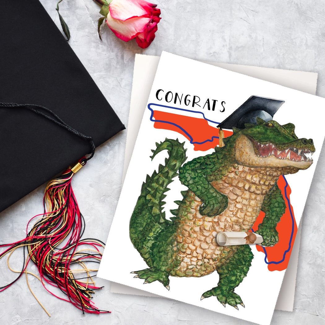 Florida Gator Graduation Card