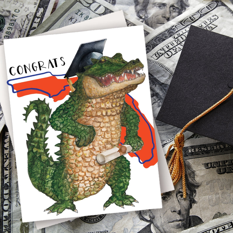 Florida Gator Graduation Card