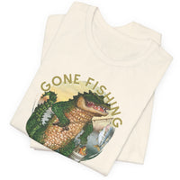 Gator Gone Fishing Graphic T-Shirt