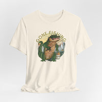 TS-003 Gator Gone Fishing Graphic T-Shirt - Wholesale