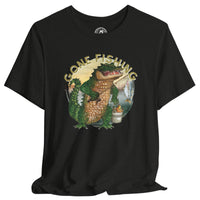 Gator Gone Fishing Shirt – Funny Alligator Nature Tee