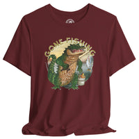 Gator Gone Fishing Shirt – Funny Alligator Nature Tee