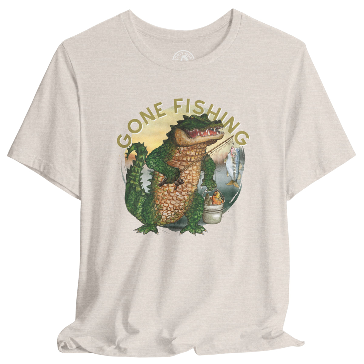 Gator Gone Fishing Shirt – Funny Alligator Nature Tee