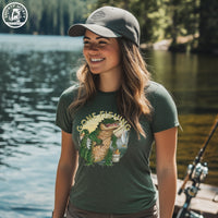 Gator Gone Fishing Shirt – Funny Alligator Nature Tee