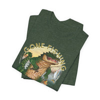 Gator Gone Fishing Shirt – Funny Alligator Nature Tee