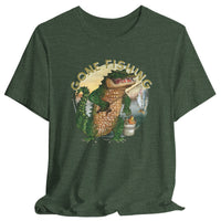 Gator Gone Fishing Shirt – Funny Alligator Nature Tee