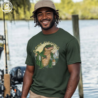 Gator Gone Fishing Shirt – Funny Alligator Nature Tee
