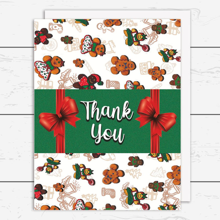 THX-002 Gingerbread Thank You Card- Wholesale