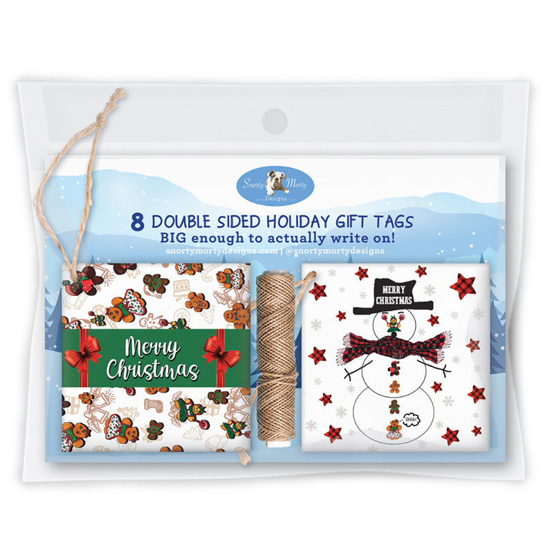TAG-005 Gingerbread Men Christmas Gift Tags - Wholesale