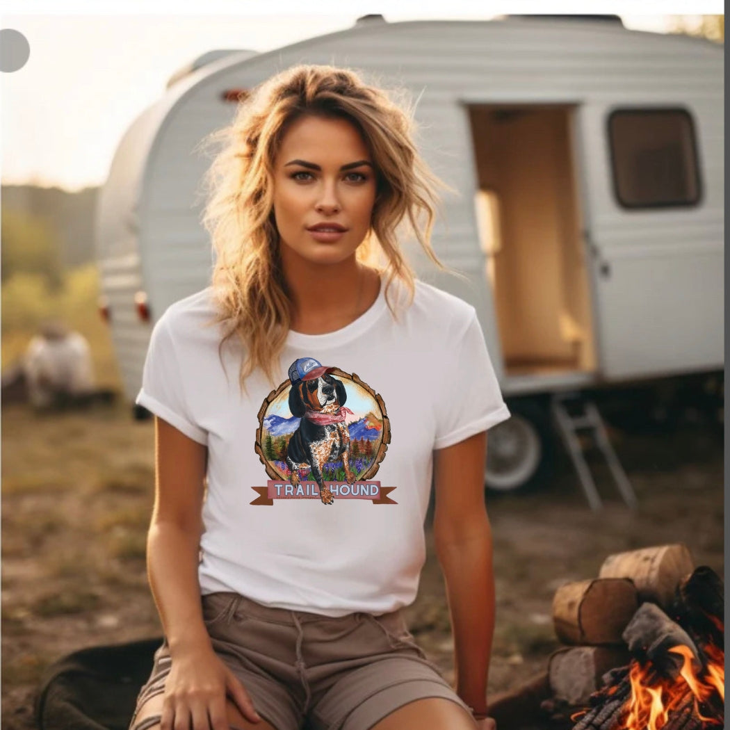 TS-004 Trail Hound Graphic T-Shirt - Wholesale