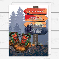 REL-003 God's Path Outdoor Card - Wholesale